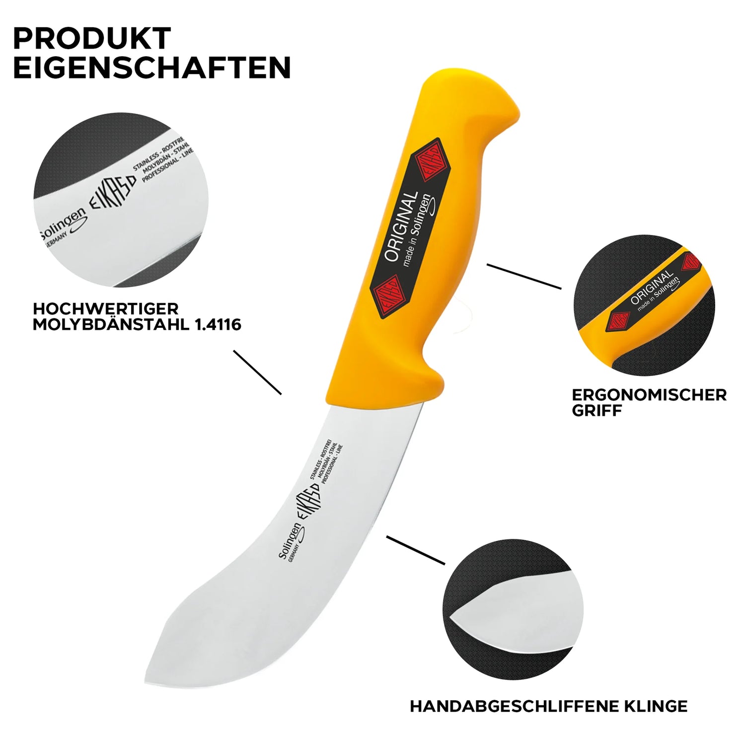 EIKASO Skinning knife, 15 cm