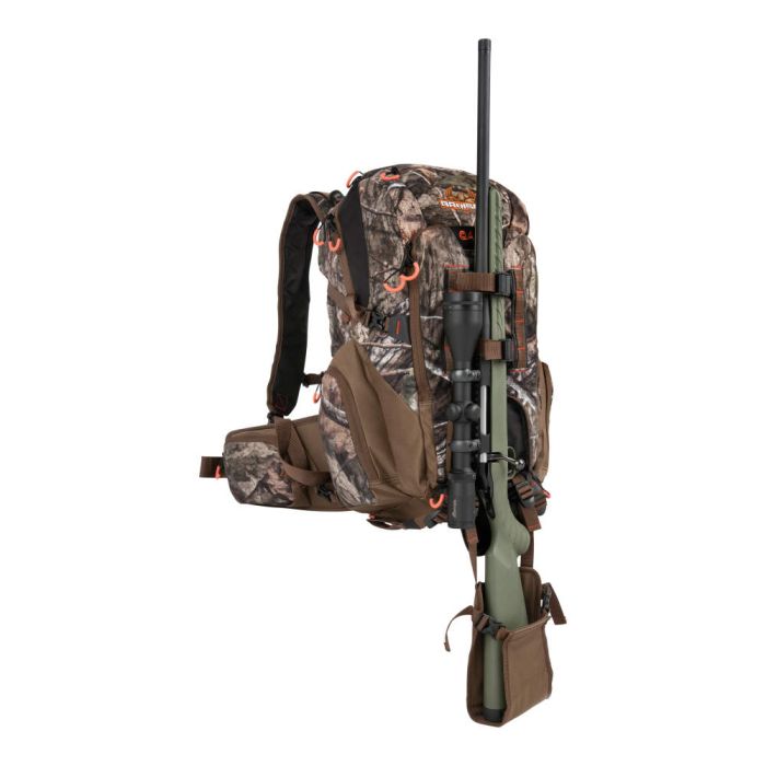 Allen Company Gear Fit Pursuit Bruiser Camo Deer Hunting Backpack for Men and Women - Rifle and Bow Carry Bag - Mossy Oak Break-Up Country Camo