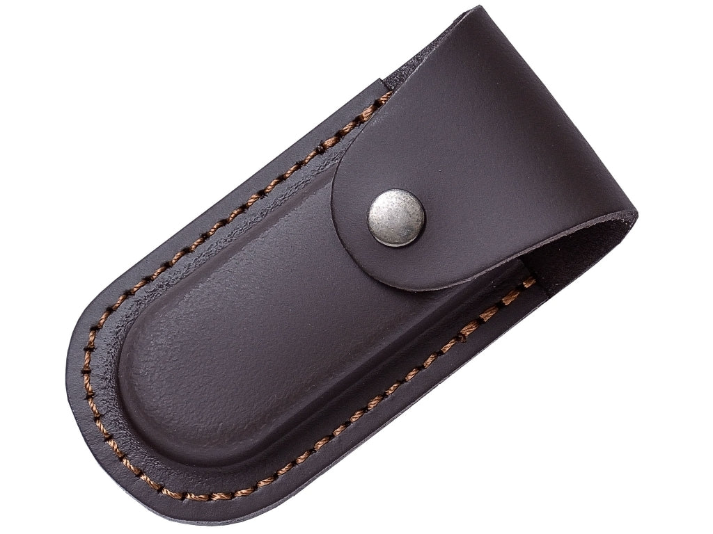 Leather Sheath, Drk Brown, Sm 130 X 40 MM