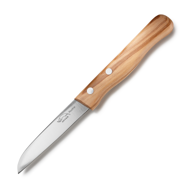 Kitchen knife straight  -  Beech or Olive wood