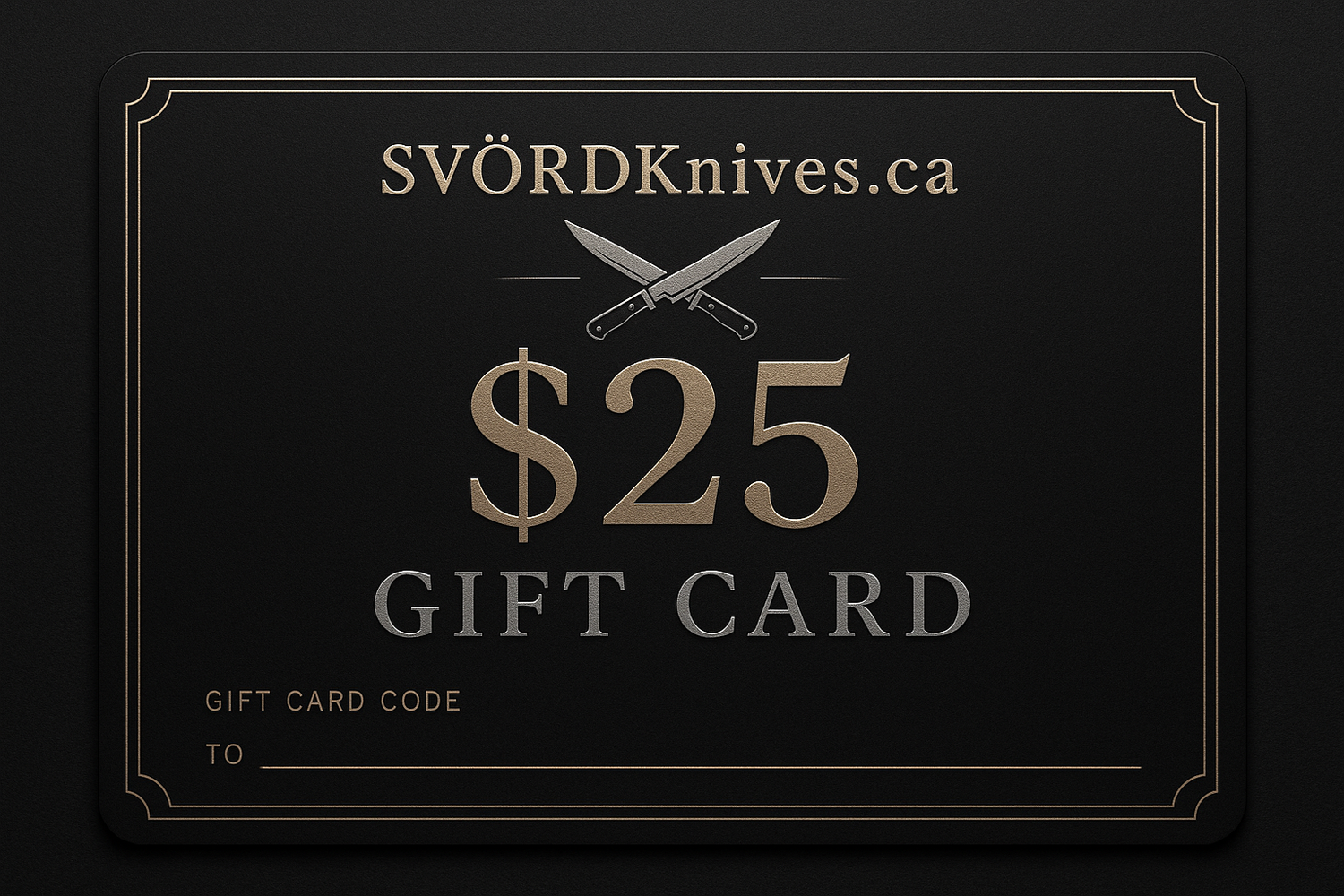 $25 Gift Card