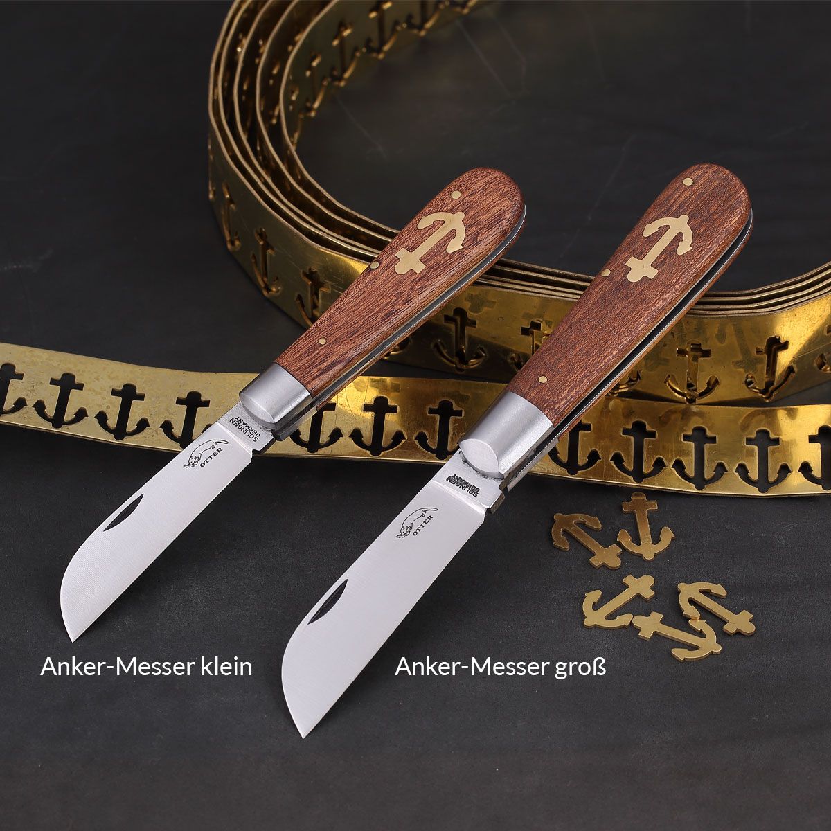 Anchor knife sapele large