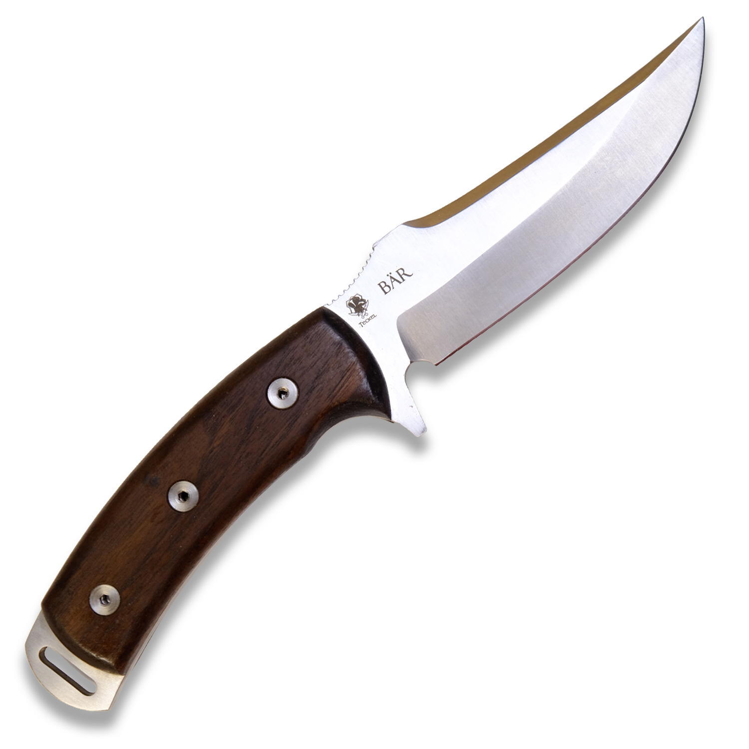 Teckel Bär, Walnut with Leather Sheath