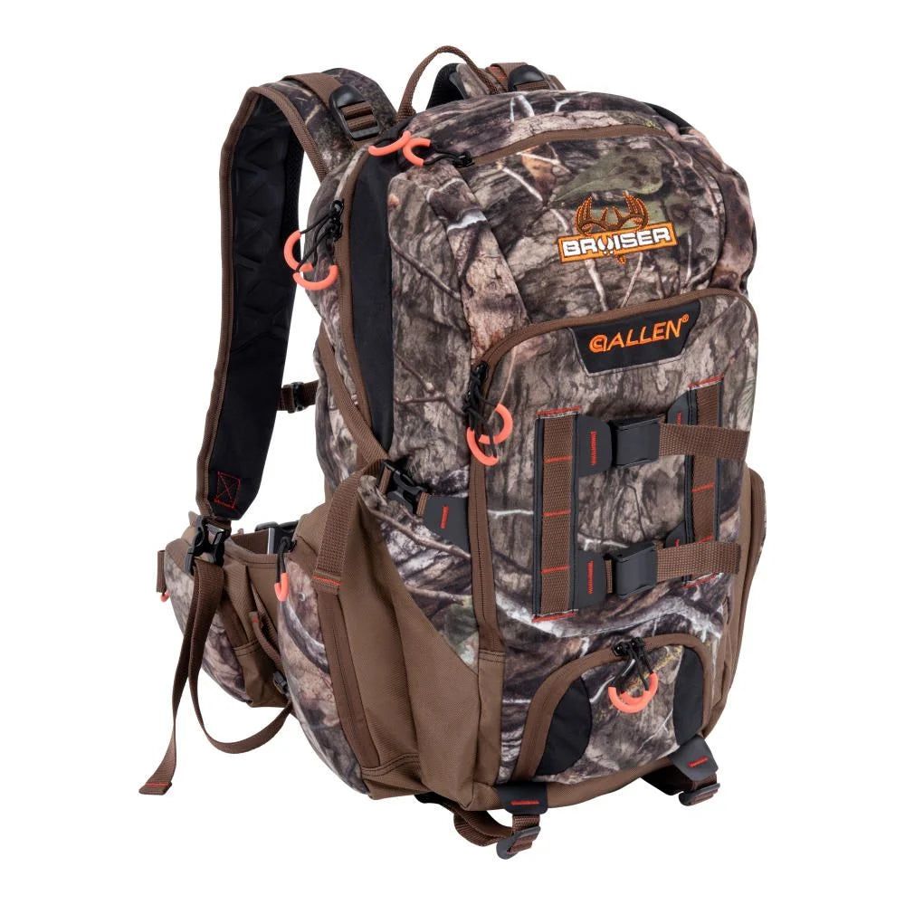 Allen Company Gear Fit Pursuit Bruiser Camo Deer Hunting Backpack for Men and Women - Rifle and Bow Carry Bag - Mossy Oak Break-Up Country Camo