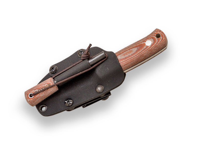 JOKER Erizo TS1  -  Red Micarta with Fire Steel