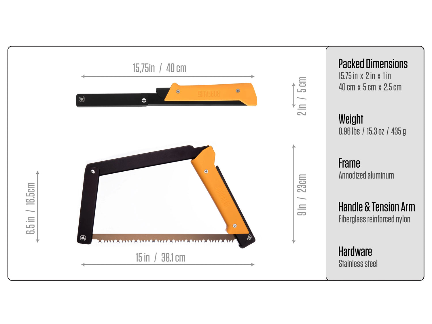 BOREAL15 - Folding Saw