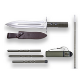 JOKER Jabali Finishing Knife with Aluminum Handle and Cordura Sheath