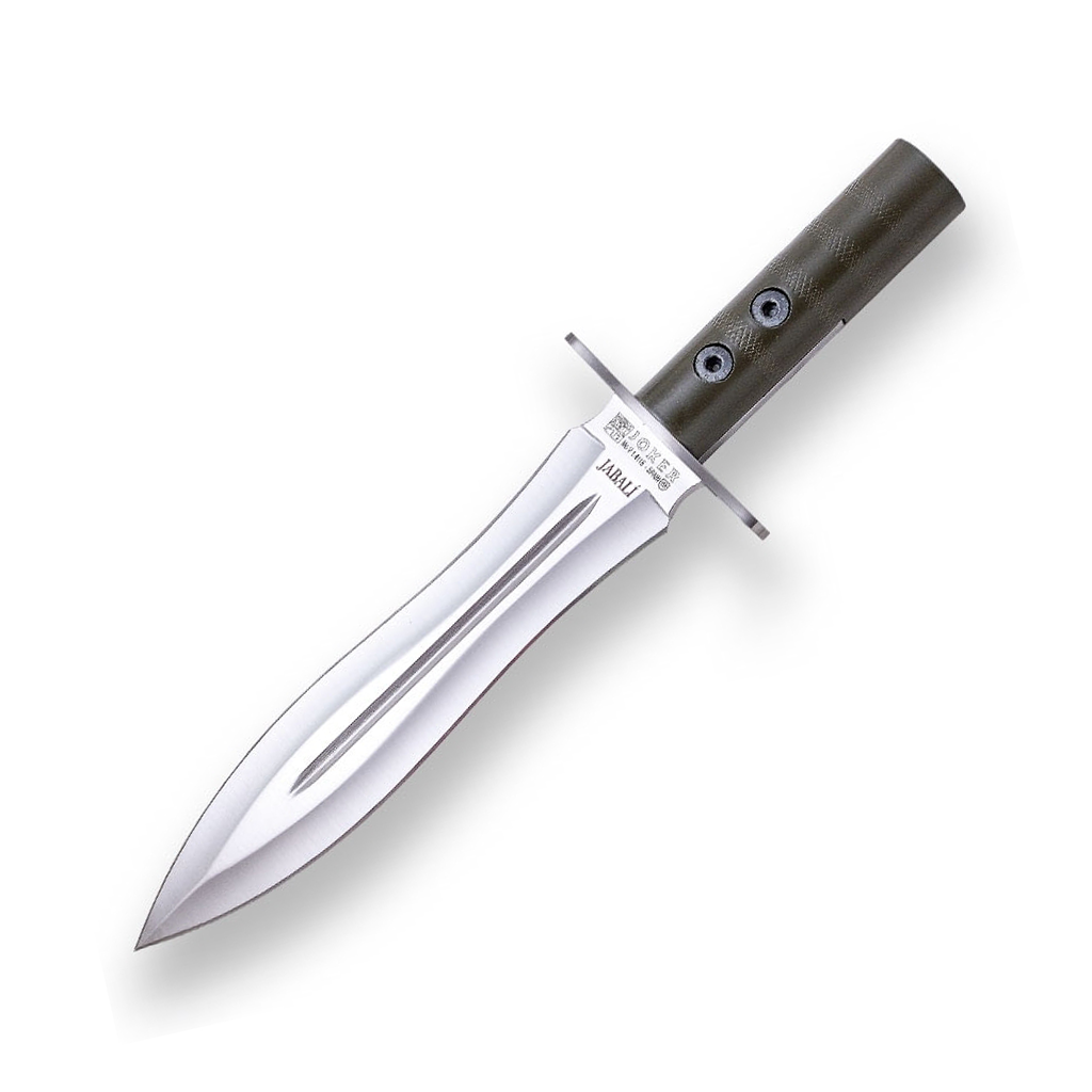 JOKER Jabali Finishing Knife with Aluminum Handle and Cordura Sheath