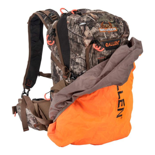 Allen Company Gear Fit Pursuit Bruiser Camo Deer Hunting Backpack for Men and Women - Rifle and Bow Carry Bag - Mossy Oak Break-Up Country Camo