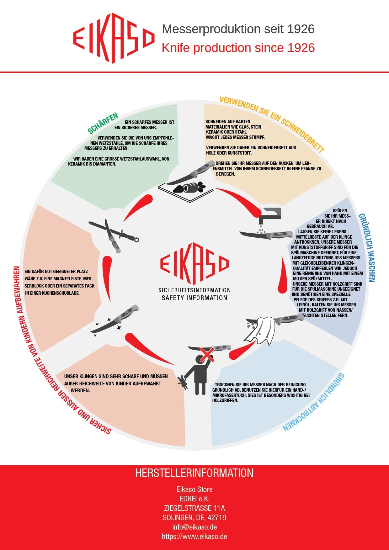 EIKASO Curved boning knife, 16 cm